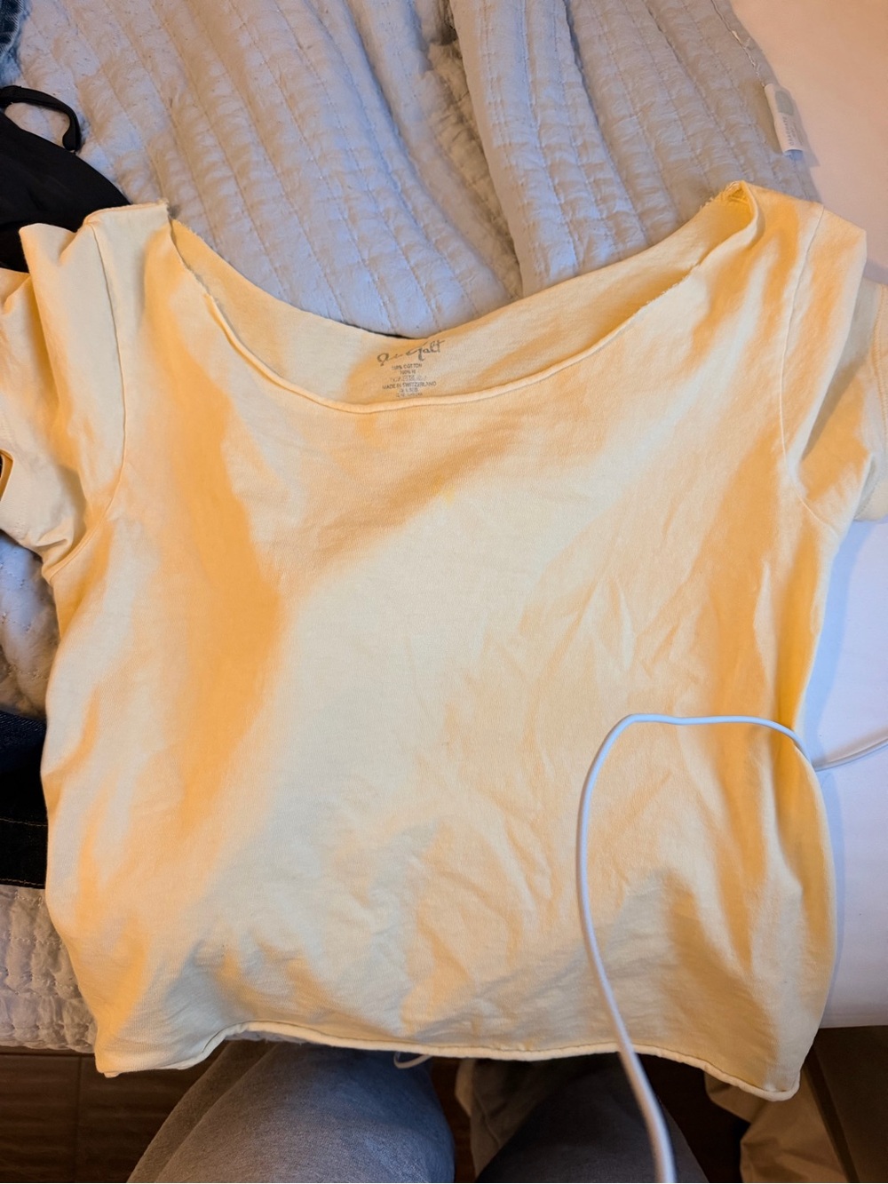 Brandy Melville yellow top